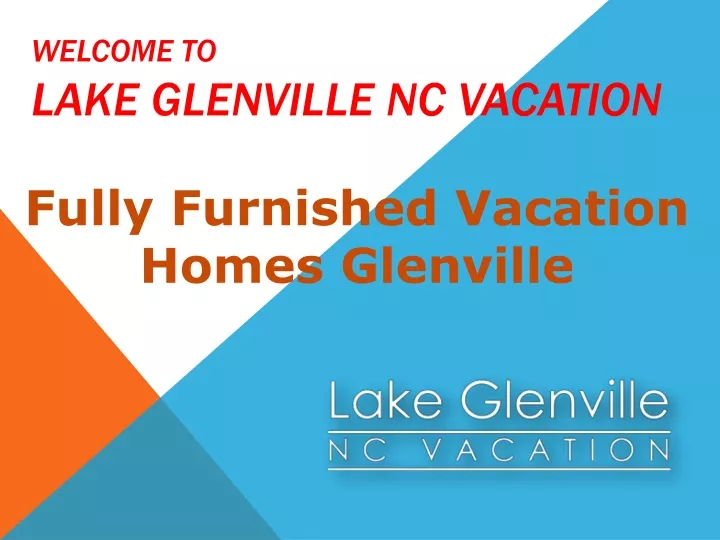 welcome to lake glenville nc vacation