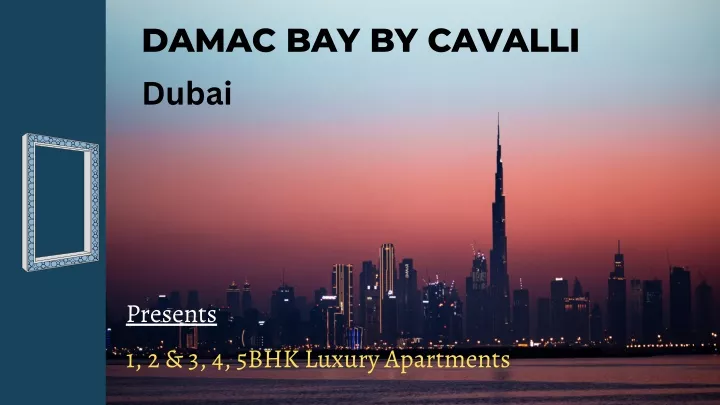 damac bay by cavalli dubai