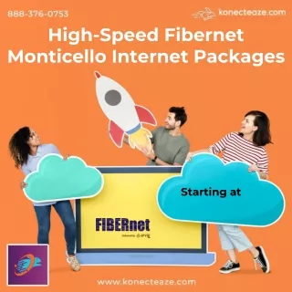 high speed fibernet monticello internet packages