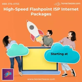 high speed flashpoint isp internet packages