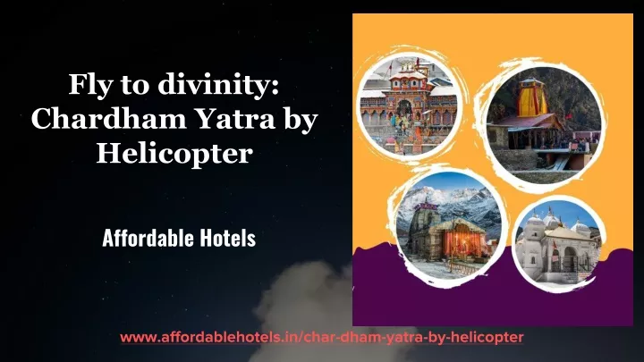 fly to divinity chardham yatra by helicopter