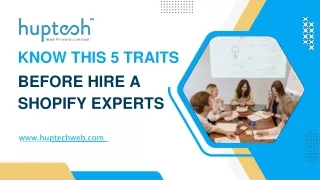 know this 5 traits