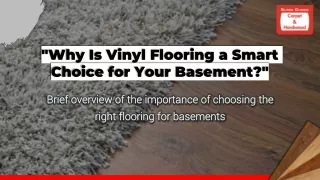 Benefits of Vinyl Plank Flooring in Basements