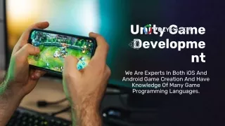Unity 3D Game Development Services by Polymator