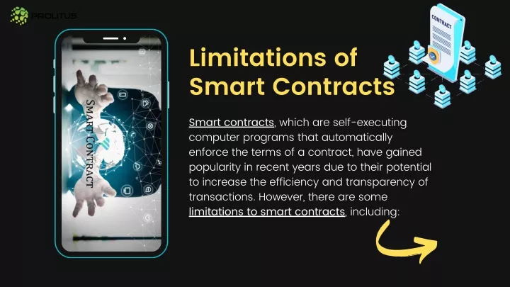 limitations of smart contracts