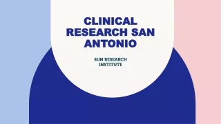 Clinical Research San Antonio