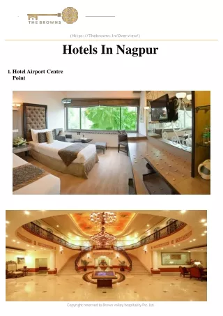 Hotels In Nagpur - The Browns (1)