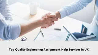 Top Quality Engineering Assignment Help Services in UK