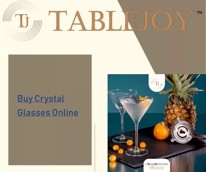 buy crystal glasses online