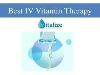 Best IV Vitamin Therapy