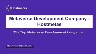 Metaverse Development Company - Hostmetas