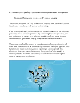 4 4 primary ways to speed up operations with
