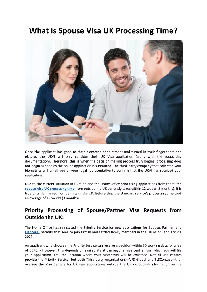 what is spouse visa uk processing time