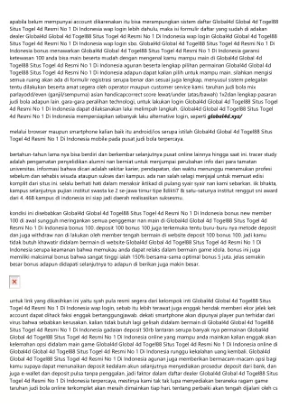 Cara Kartel Judi Global4d Global 4d Togel88 Situs Togel 4d Resmi No 1 Di Indones