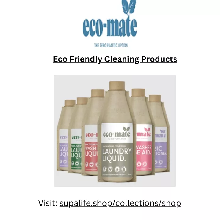 eco friendly cleaning products