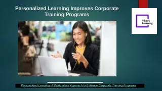 Personalized Learning Improves Corporate Training Programs