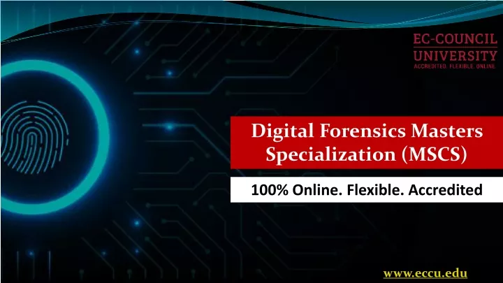 digital forensics masters specialization mscs