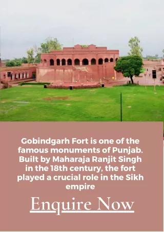 Famous Monuments of Punjab