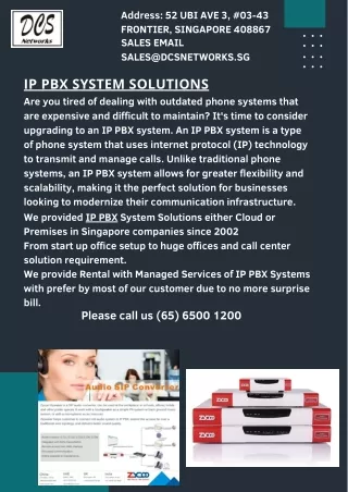 IP PBX System Solutions
