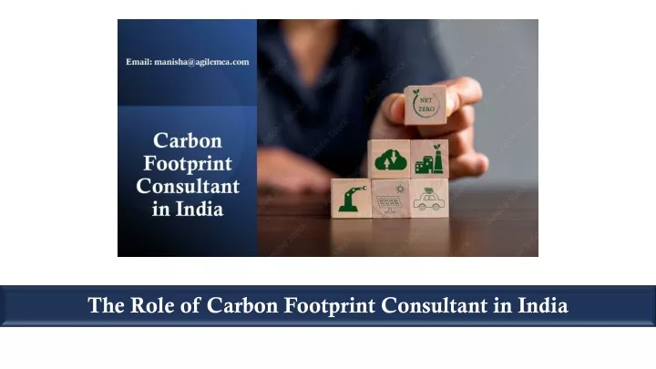 the role of carbon footprint consultant in india