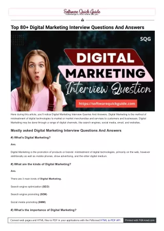 software quick guide knowledge is here where