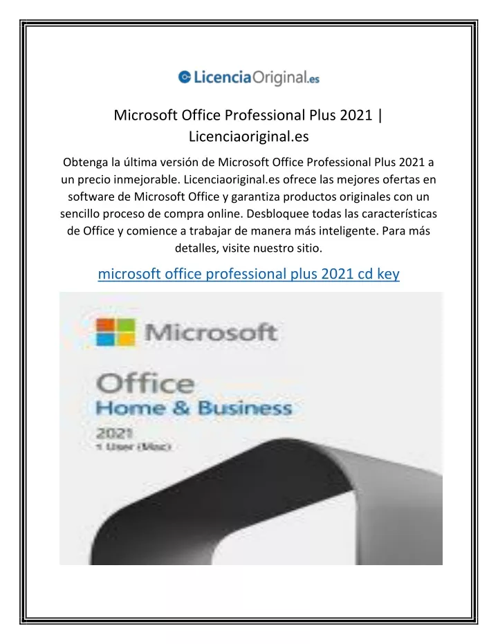 microsoft office professional plus 2021