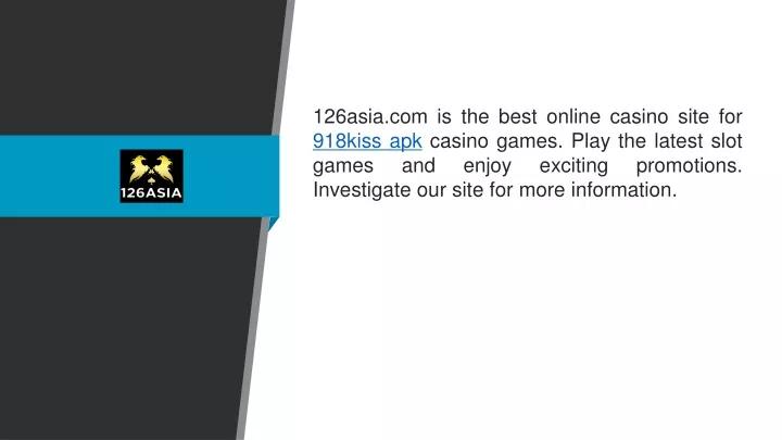 126asia com is the best online casino site