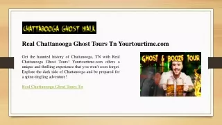 Real Chattanooga Ghost Tours Tn  Yourtourtime.com