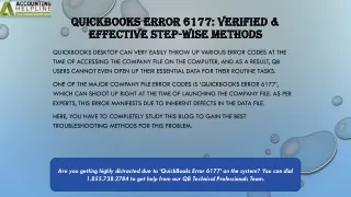 quickbooks error 6177 verified effective step wise methods