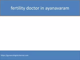 fertility doctor in ayanavaram