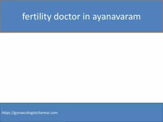 fertility doctor in ayanavaram