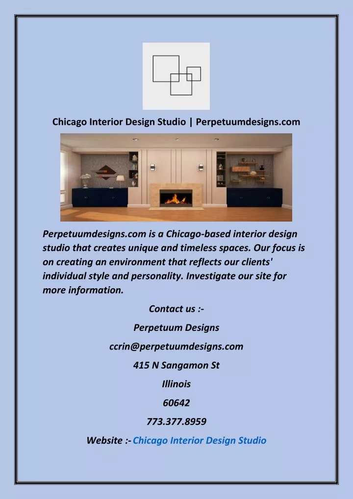 chicago interior design studio perpetuumdesigns