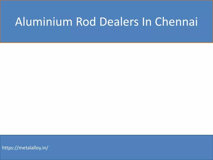 aluminium rod dealers in chennai