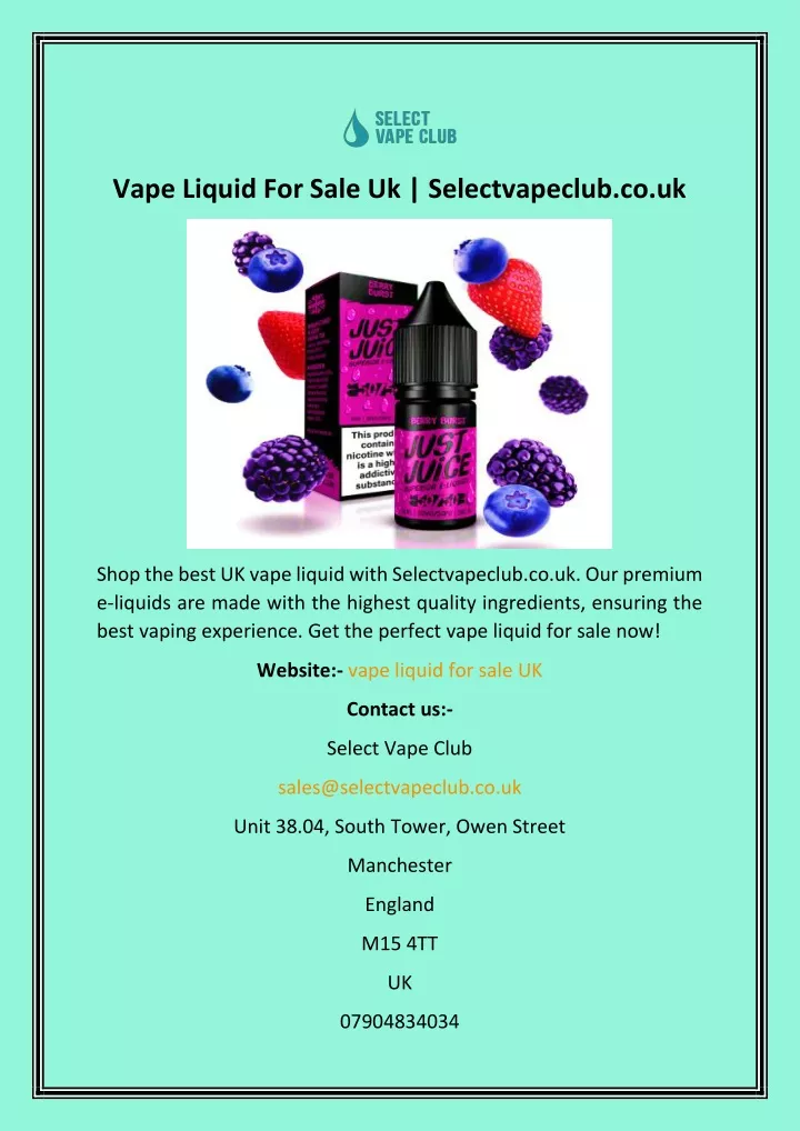 vape liquid for sale uk selectvapeclub co uk