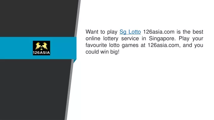 want to play sg lotto 126asia com is the best