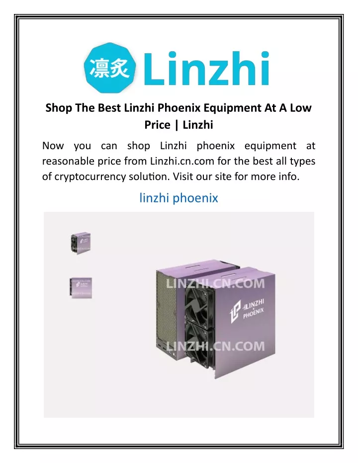 shop the best linzhi phoenix equipment