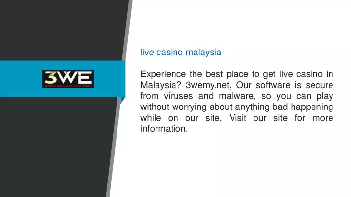 live casino malaysia experience the best place