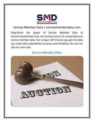service member data servicememberdata com