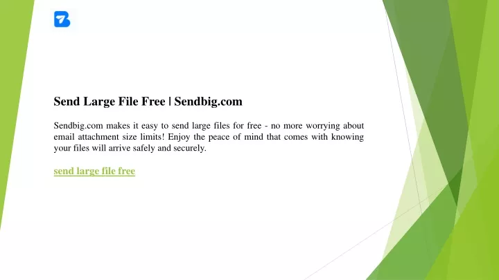 send large file free sendbig com sendbig