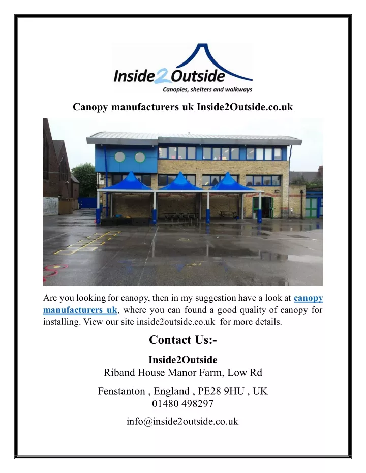 canopy manufacturers uk inside2outside co uk