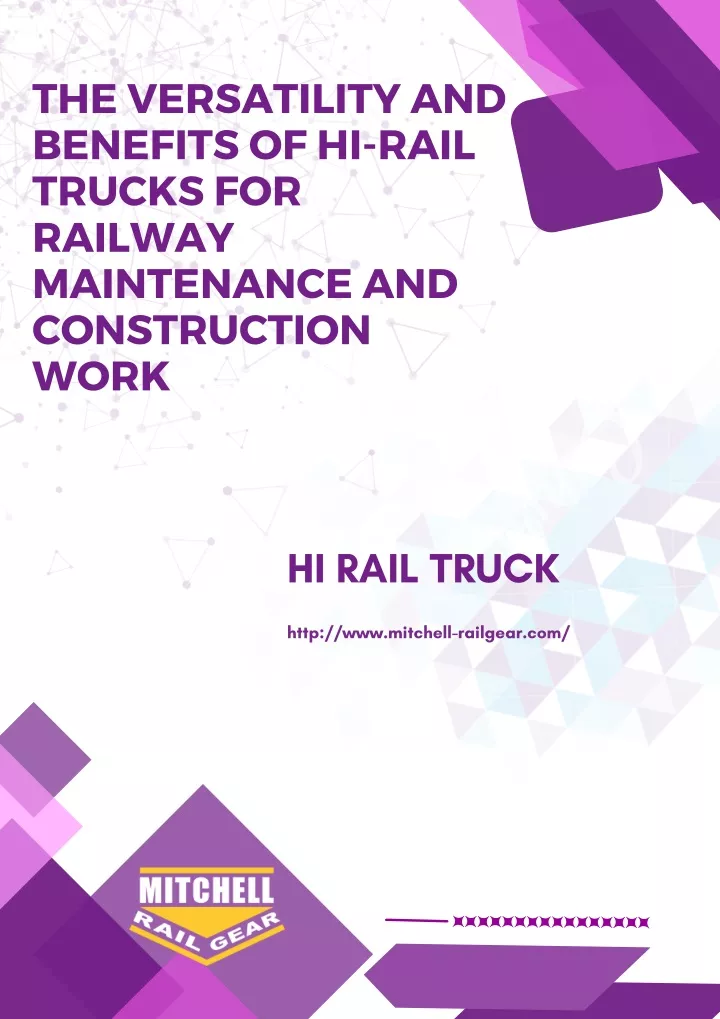 the versatility and benefits of hi rail trucks