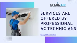 services are offered by professional