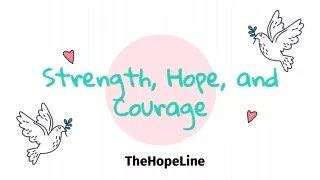 A Prayer For Healing And Hope - TheHopeLine