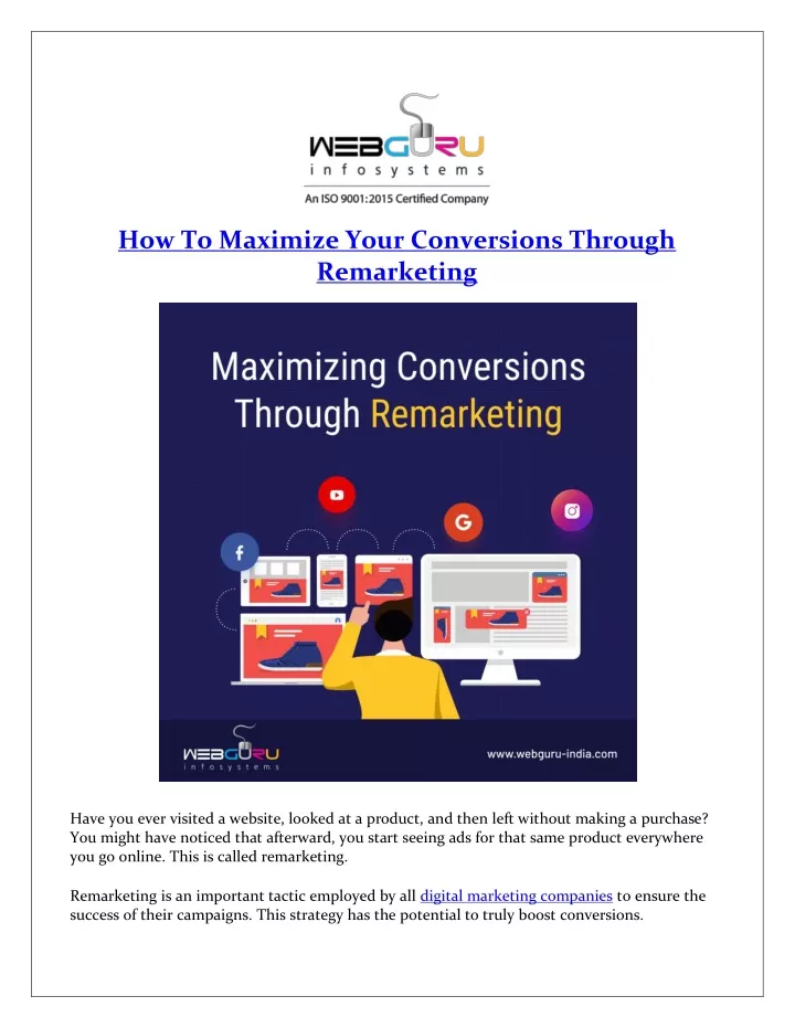 how to maximize your conversions through