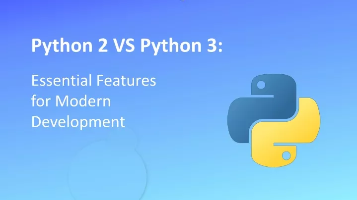 python 2 vs python 3