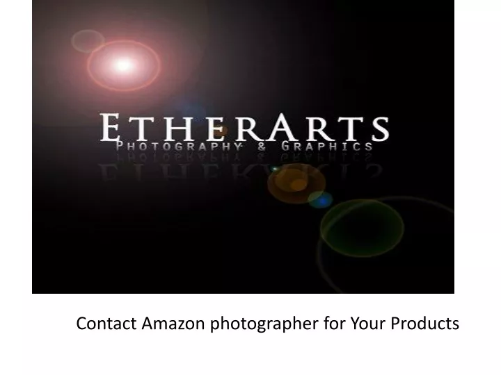 contact amazon photographer for your products