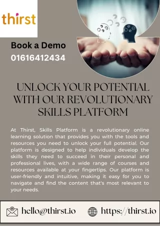 Boost Efficiency and Productivity with Skills Platform from Thirst Learning