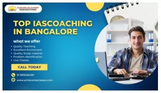 Top  IAS Coaching In Bangalore