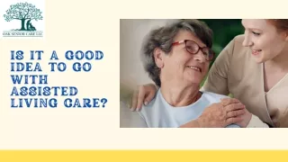 A Comfortable Senior Citizen Old Age Home - Oak Senior Care