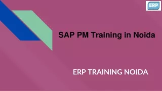 SAP PM Training in Noida